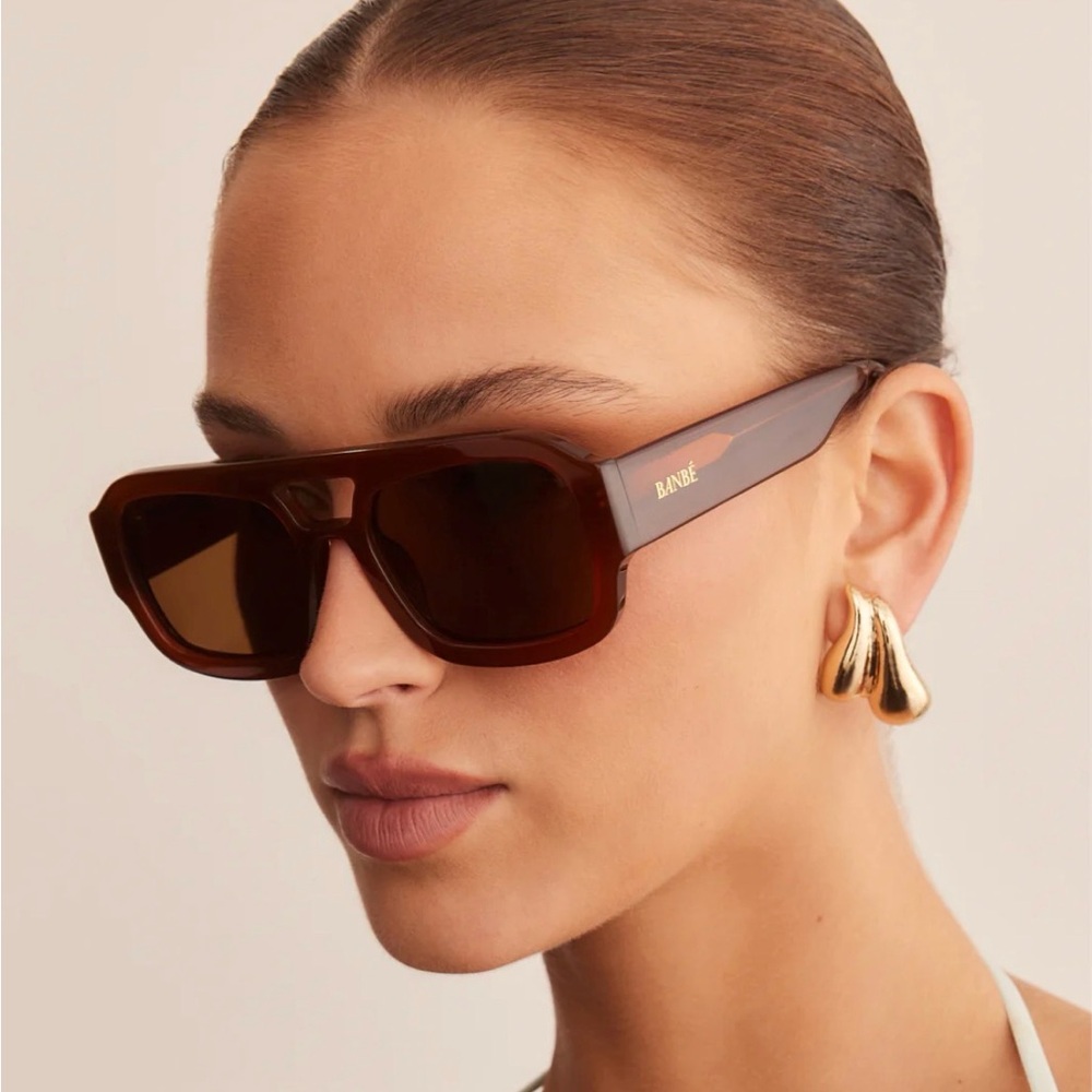 BANB’E THE SUKI - DARK HAVANA TORT-MELON SUNGLASSES